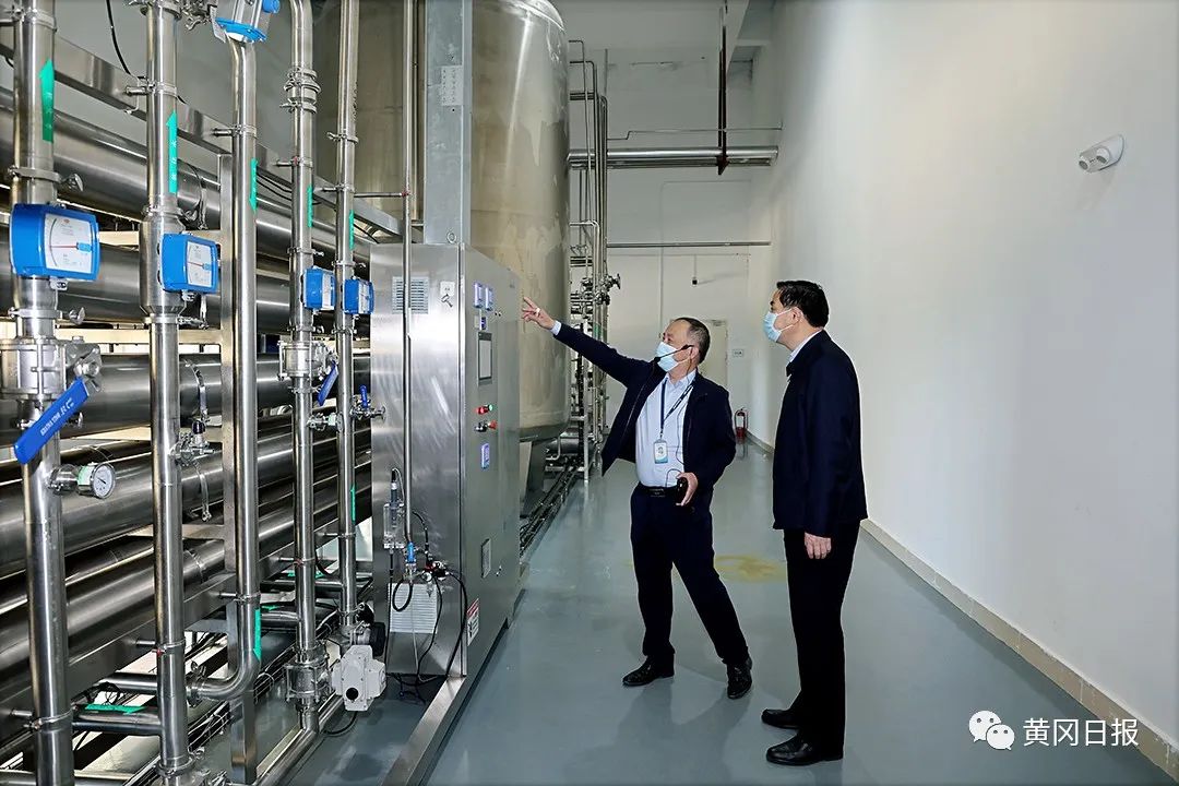 張家勝到黃岡產(chǎn)業(yè)園調(diào)研工業(yè)企業(yè)